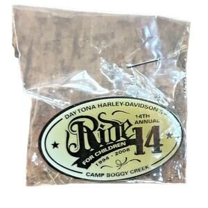 Harley Davidson Biker Pin I Ride 14 I Boggy Creek I Daytona Harley-Davidson